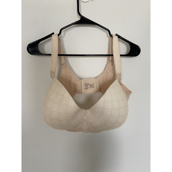 Soma Stunning Support Geo Lace Full Coverage Bra 42G Pale Sand Womens Underwired - Picture 3 of 8